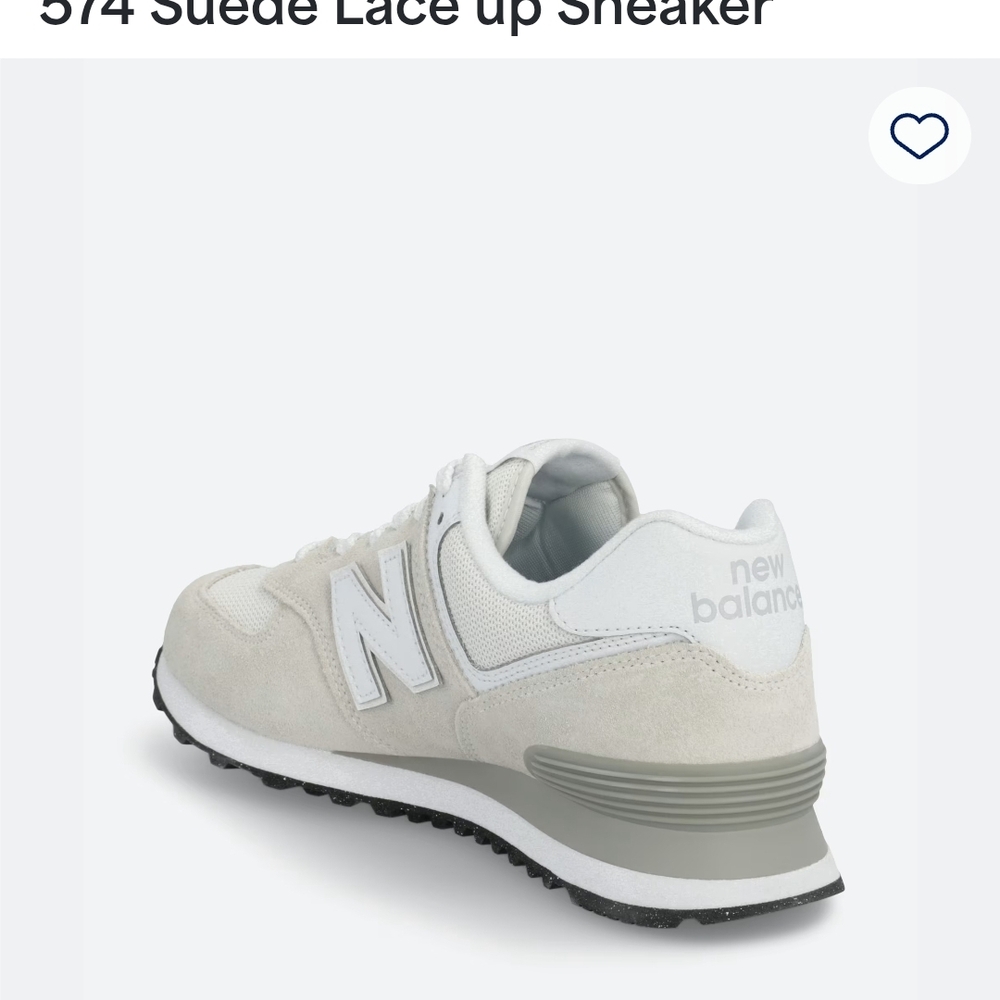New Balance Suede Lace-Up Sneakers - Picture 2 of 4